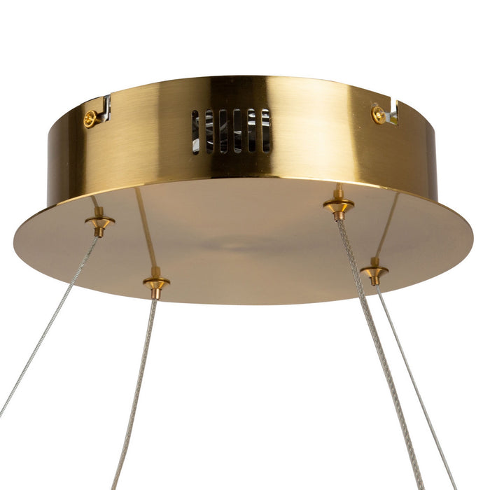 Artcraft - AC6720BB - LED Pendant - Stella - Brushed Brass