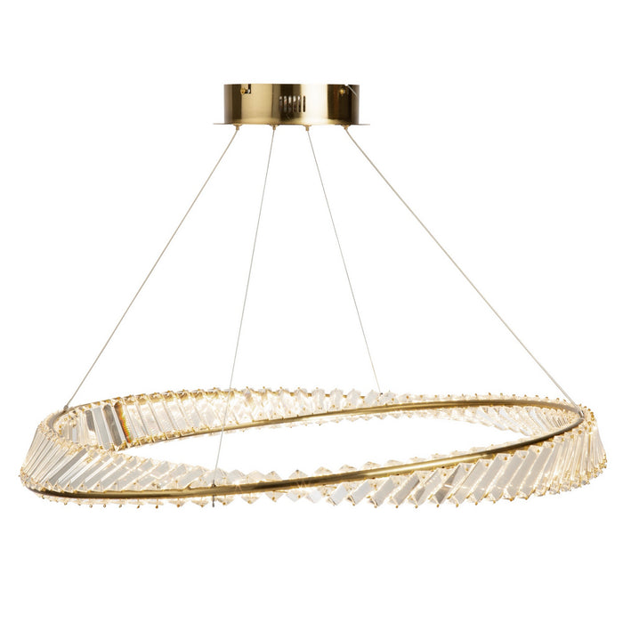 Artcraft - AC6721BB - LED Pendant - Stella - Brushed Brass