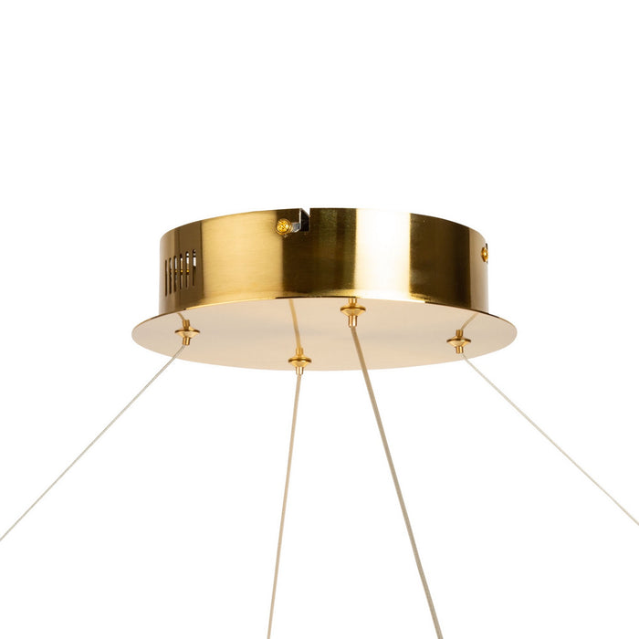 Artcraft - AC6722BB - LED Pendant - Stella - Brushed Brass