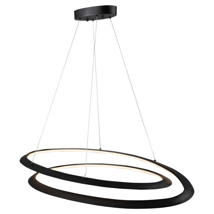 Artcraft - AC7679BK - LED Pendant - Ara - Black