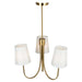 Artcraft - SC13333BG - Three Light Chandelier - Rhythm - Brushed Gold