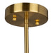 Artcraft - SC13333BG - Three Light Chandelier - Rhythm - Brushed Gold