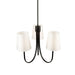 Artcraft - SC13333BK - Three Light Chandelier - Rhythm - Black