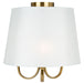 Artcraft - SC13334BG - Three Light Semi-Flush Mount - Rhythm - Brushed Gold