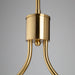 Artcraft - SC13336BG - Five Light Island Pendant - Rhythm - Brushed Gold