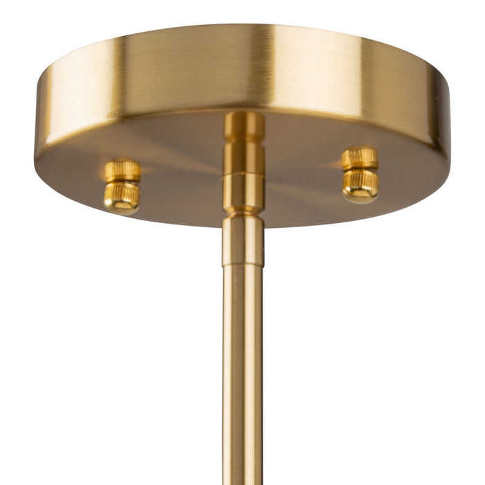 Artcraft - SC13336BG - Five Light Island Pendant - Rhythm - Brushed Gold