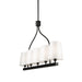 Artcraft - SC13336BK - Five Light Island Pendant - Rhythm - Black