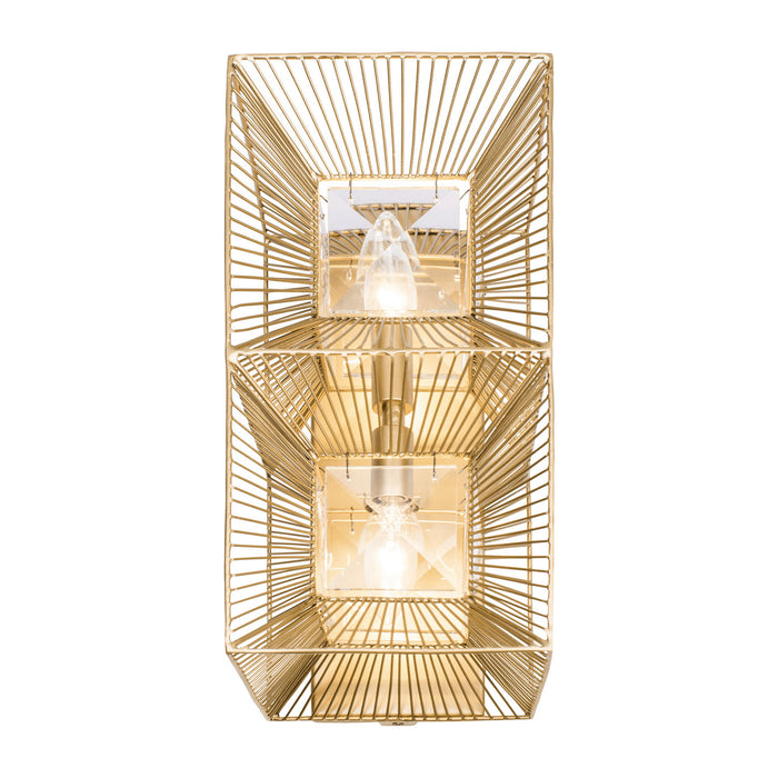 Varaluz - 366W02FG - Two Light Wall Sconce - Arcade - French Gold