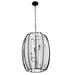 Varaluz - 367F06CB - Six Light Foyer Pendant - Caesar - Carbon