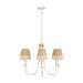 Varaluz - 362C06CW - Six Light Chandelier - Cayman - Country White