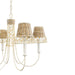 Varaluz - 362C06CW - Six Light Chandelier - Cayman - Country White