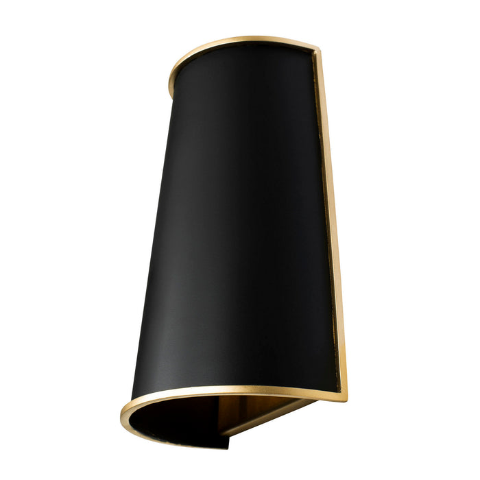 Varaluz - 364W02MBFG - Two Light Wall Sconce - Coco - Matte Black/French Gold