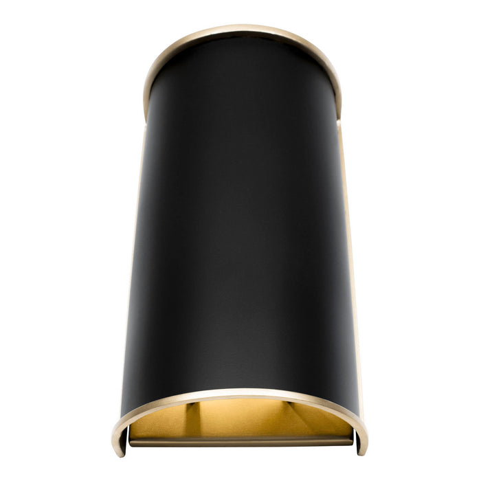 Varaluz - 364W02MBFG - Two Light Wall Sconce - Coco - Matte Black/French Gold