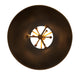 Varaluz - 364F09MBFG - Nine Light Foyer Pendant - Coco - Matte Black/French Gold