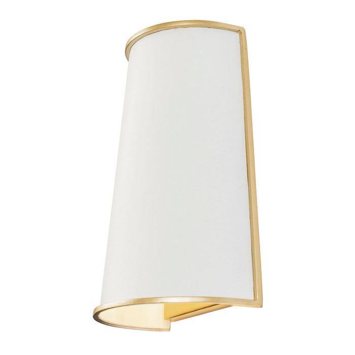 Varaluz - 364W02MWFG - Two Light Wall Sconce - Coco - Matte White/French Gold