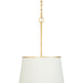 Varaluz - 364F09MWFG - Nine Light Foyer Pendant - Coco - Matte White/French Gold