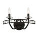 Varaluz - 363B02CB - Two Light Bath - Monroe - Carbon