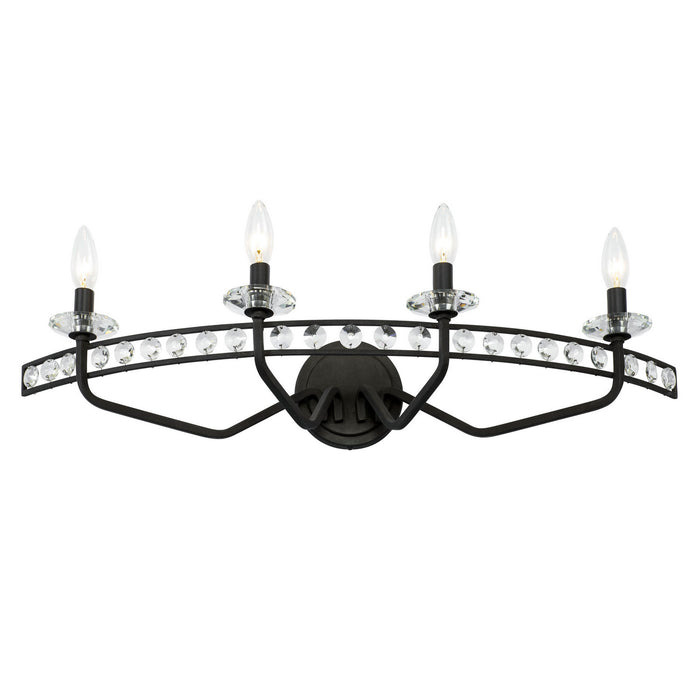 Varaluz - 363B04CB - Four Light Bath - Monroe - Carbon