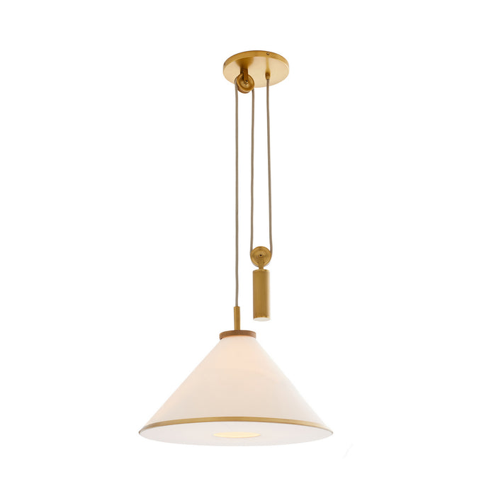 Arteriors - 49788 - One Light Pendant - Norfolk - White