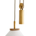 Arteriors - 49788 - One Light Pendant - Norfolk - White