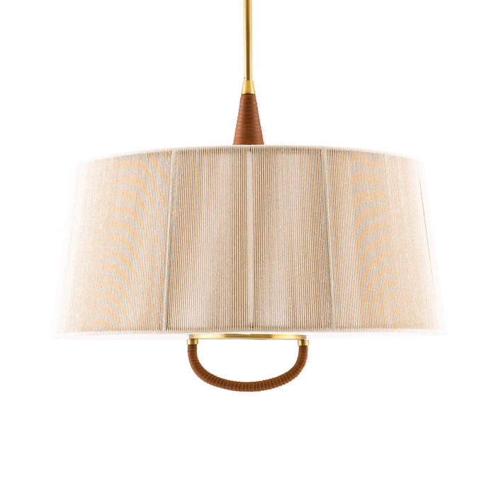 Arteriors - 49789 - Six Light Pendant - Middlebury - Natural