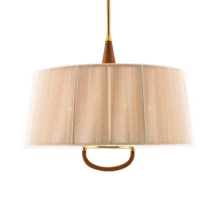 Arteriors - 49789 - Six Light Pendant - Middlebury - Natural