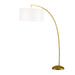 Arteriors - 79843 - One Light Floor Lamp - Naples - Antique Brass