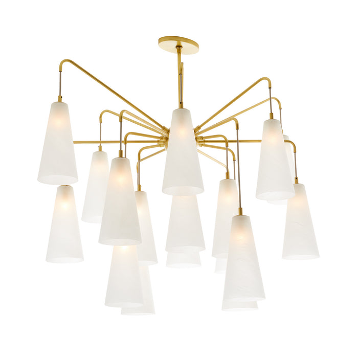 Arteriors - 89472 - 18 Light Chandelier - Mika - Opal Swirl