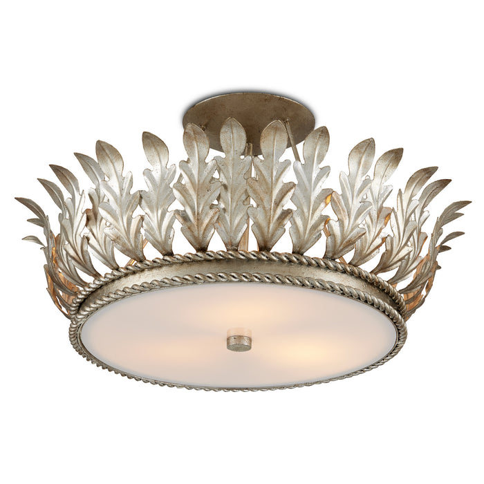 Currey and Company - 9000-0950 - Three Light Semi-Flush Mount - Bunny Williams - Champagne