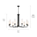 Kichler - 52481BK - Nine Light Chandelier - Truby - Black