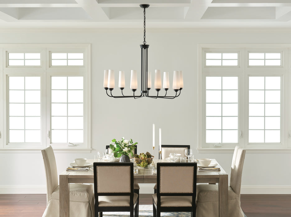 Kichler - 52481BK - Nine Light Chandelier - Truby - Black