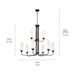 Kichler - 52482BK - Nine Light Chandelier - Truby - Black