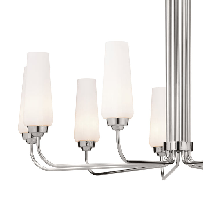 Kichler - 52481PN - Nine Light Chandelier - Truby - Polished Nickel