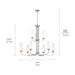 Kichler - 52482PN - Nine Light Chandelier - Truby - Polished Nickel