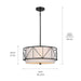 Kichler - 52075BK - Three Light Pendant/Semi Flush - Birkleigh - Black