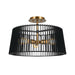 Kichler - 44171BK - Three Light Pendant - Linara - Black