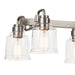 Kichler - 52400NI - Eight Light Linear Chandelier - Aivian - Nickel Textured