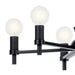 Kichler - 52424BK - Six Light Chandelier - Torvee - Black