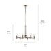 Kichler - 52424PN - Six Light Chandelier - Torvee - Nickel Textured