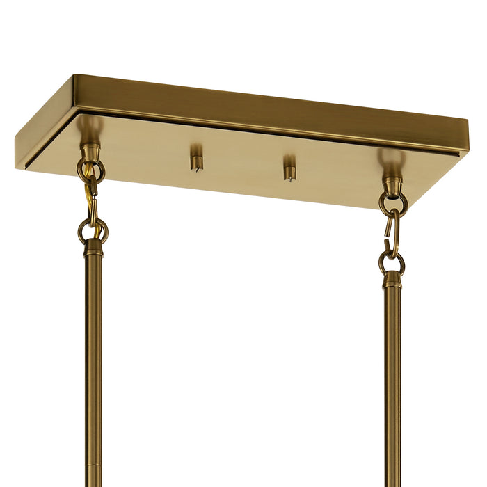 Kichler - 52404BNB - Five Light Linear Chandelier - Eastmont - Brushed Brass