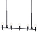 Kichler - 52425BK - Five Light Linear Chandelier - Torvee - Black