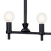 Kichler - 52425BK - Five Light Linear Chandelier - Torvee - Black