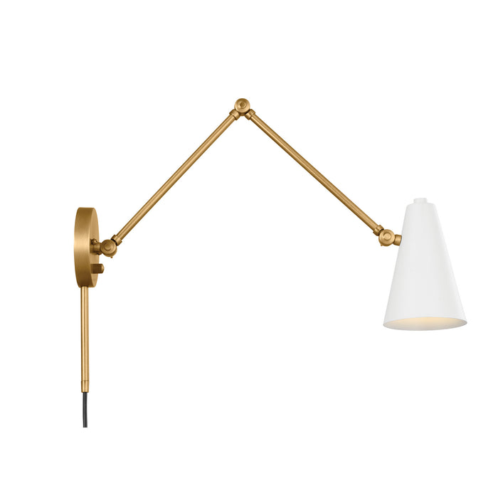 Kichler - 52486NBRW - One Light Wall Sconce - Sylvia - Natural Brass