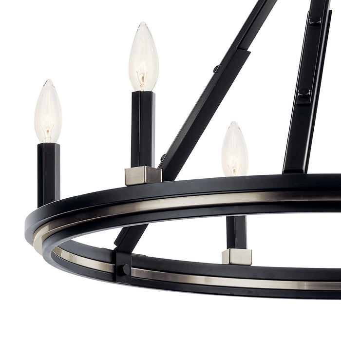 Kichler - 52420BK - Six Light Chandelier - Emmala - Black