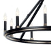 Kichler - 52421BK - Ten Light Chandelier - Emmala - Black