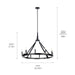 Kichler - 52421BK - Ten Light Chandelier - Emmala - Black