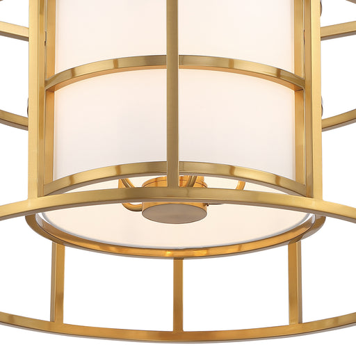 Crystorama - 9595-LG - Five Light Chandelier - Hulton - Luxe Gold