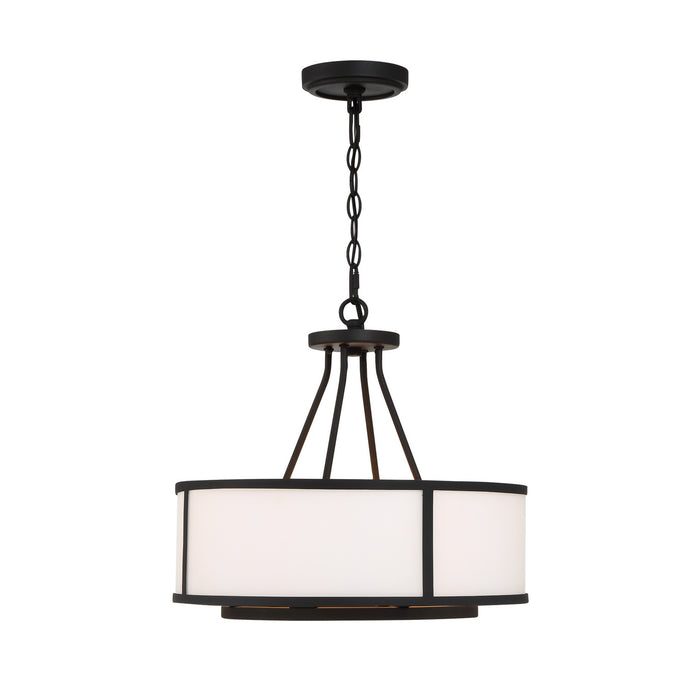 Crystorama - BRY-8004-BF - Four Light Chandelier - Bryant - Black Forged