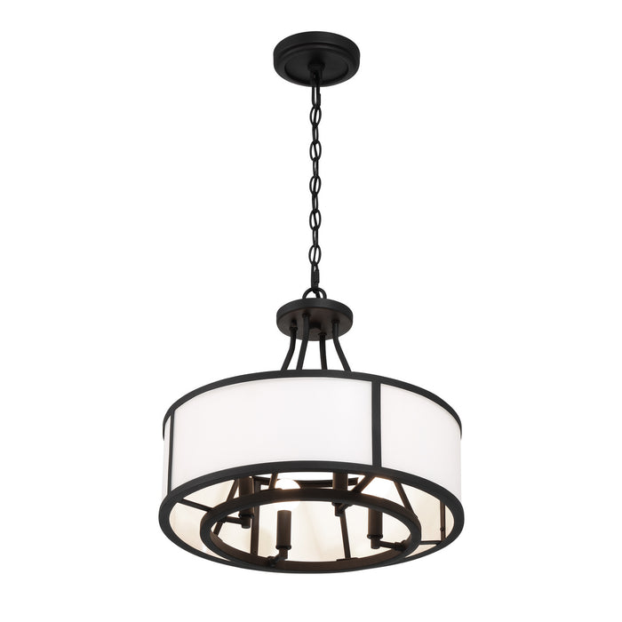 Crystorama - BRY-8004-BF - Four Light Chandelier - Bryant - Black Forged