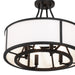 Crystorama - BRY-8004-BF - Four Light Chandelier - Bryant - Black Forged